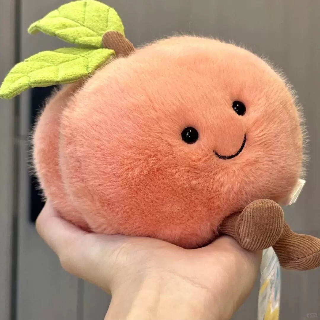 Jellycat Amuseable Fluffy Peach Plush Toy-Christmas gifts | eBay