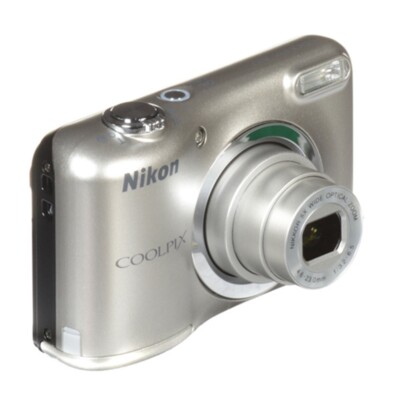Nikon Coolpix A10 Compact Digital Camera Silver 5X Zoom English w