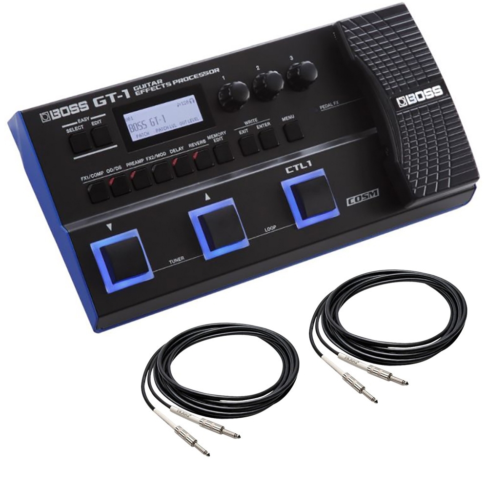 BOSS GT-1 COSM Guitar Reverb Wah Delay USB Effects Processor Pedal