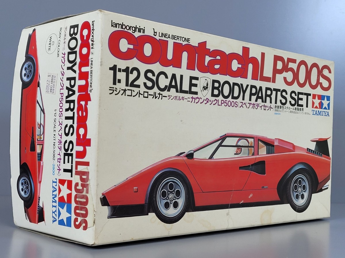 タミヤカウンタックLP500S 1/12スペア ボディ(当時物)塗装済み完成品