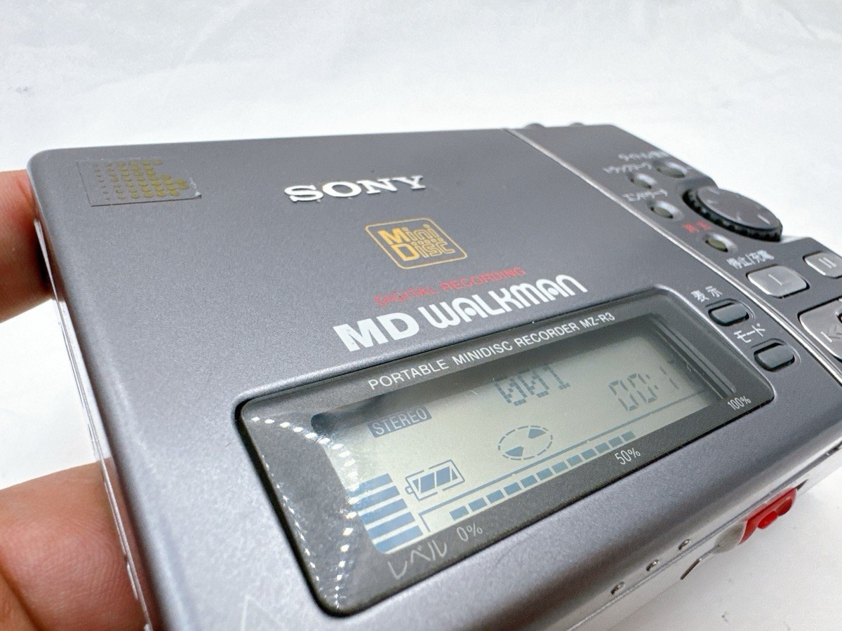 Sony MZ-R3 MD Walkman Portable MiniDisc Recorder Player Tested