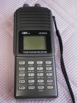 AOR AR8000 Wide Range Receiver Amateur Ham Radio Tested Free