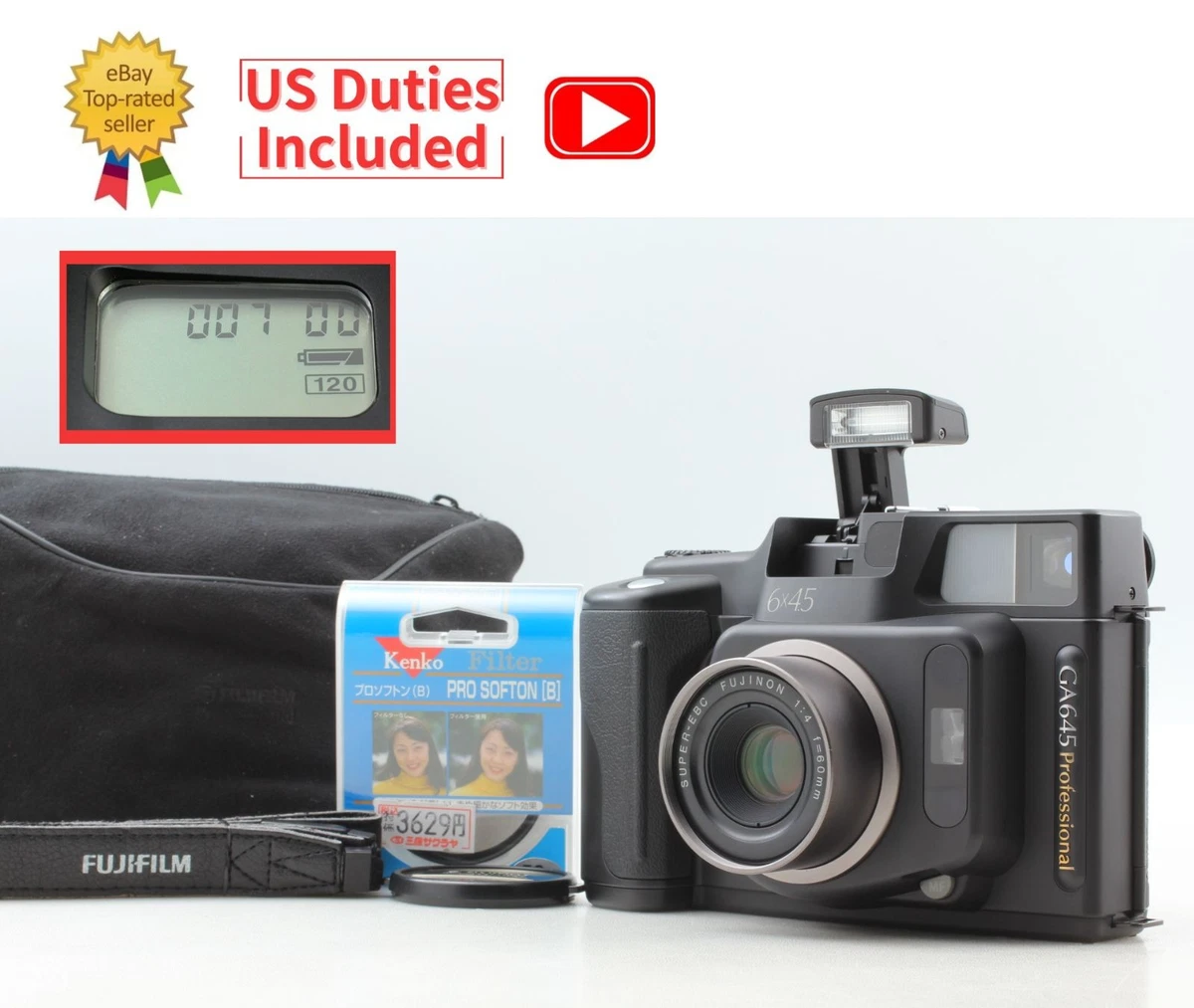 Fujifilm GA645 Professional 6x4.5 cm Auto & Manual Film Cameras