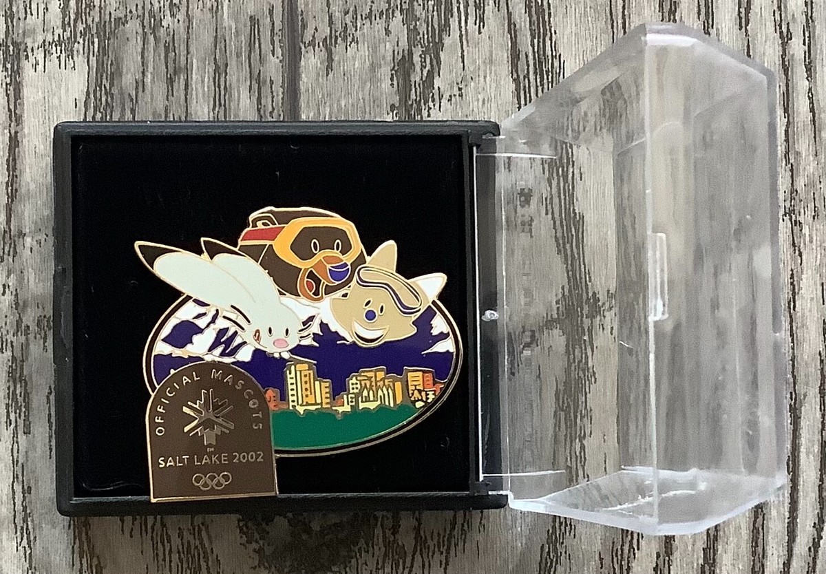 2002 Salt Lake City Winter Olympic Official Mascot Skyline Pin