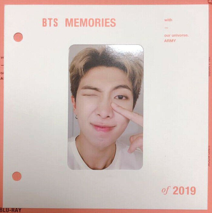 BTS Memories 2019 Blu-ray Photocard V Jungkook JIMIN SUGA RM J