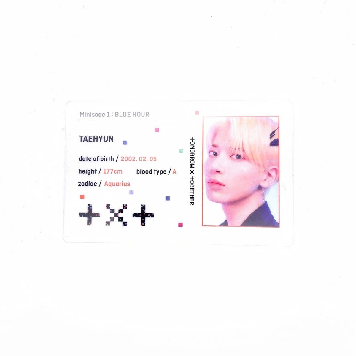 TXT] Minisode1 : Blue Hour / VR ver. / Official Photocard