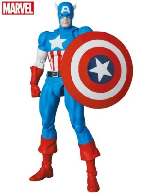 MAFEX No.217 Captain America Comic Ver. Medicom Toy Action Figure