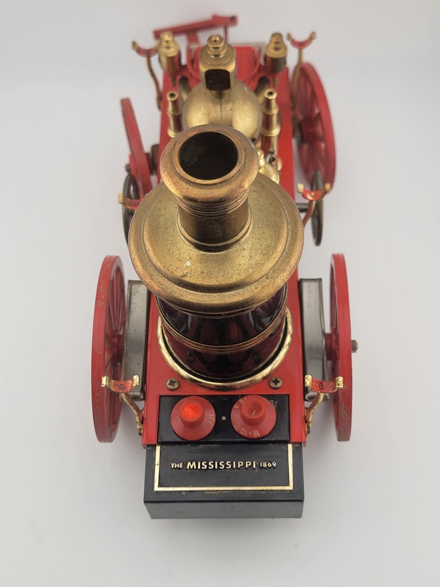THE MISSISSIPPI 1869 RED STEAM ENGINE FIRE WAGON RADIO WACO JAPAN