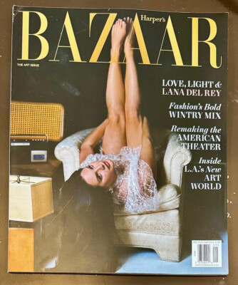 HARPER'S BAZAAR MAGAZINE DECEMBER 2023 JANUARY 2024 LANA DEL REY