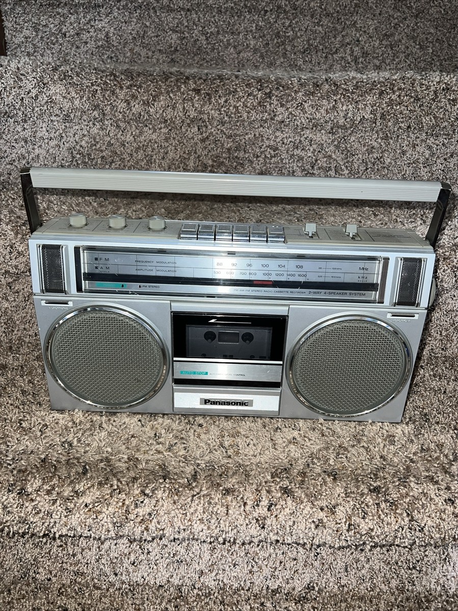 Vintage Panasonic Model RX-4955 AM/FM Stereo Cassette Boom Box | eBay