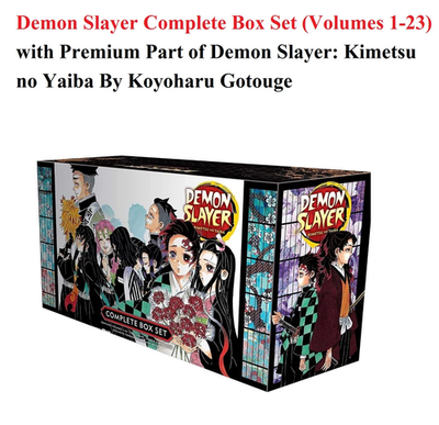 Demon Slayer Complete Box Set (Volumes 1-23) with Premium Part of