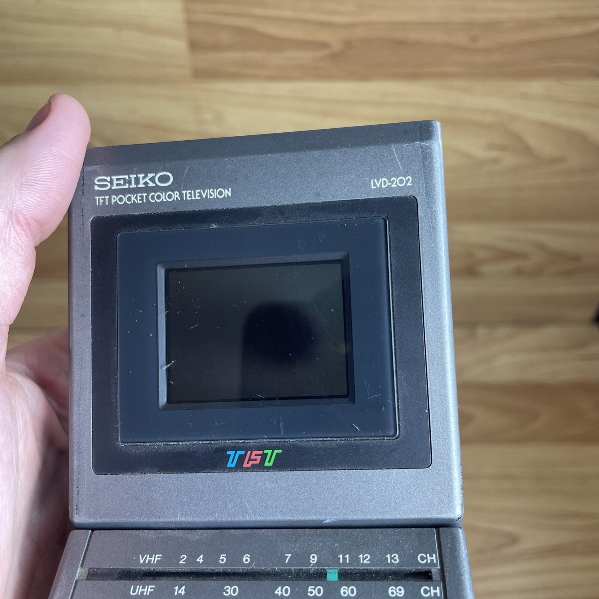 Vintage Seiko LVD-202 TFT Pocket Color Television TV AS IS FOR