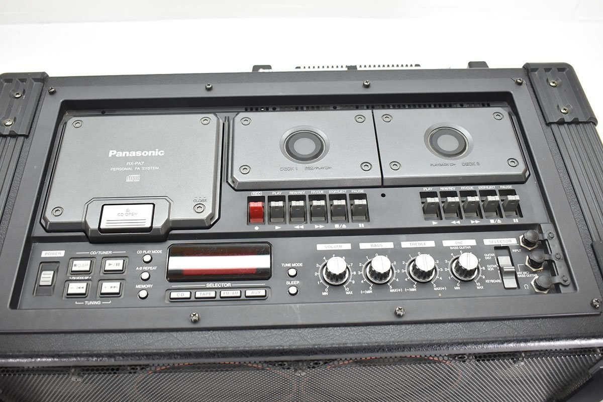 Panasonic RIDDIMVOX RX-PA7 CD Boombox player Plays fine AC100V | eBay