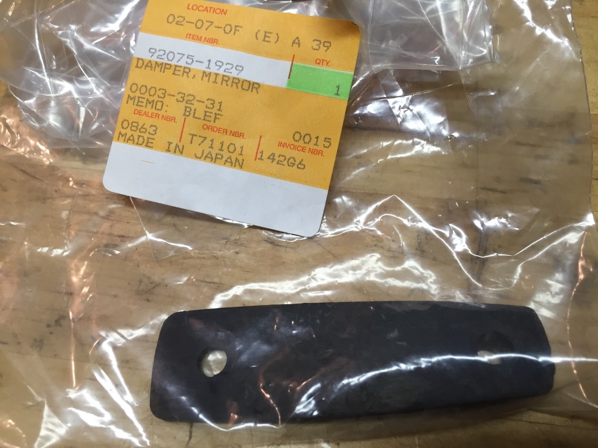 NOS Kawasaki Damper Mirror 1988-1997 ZX600 92075-1929 2 PACK | eBay