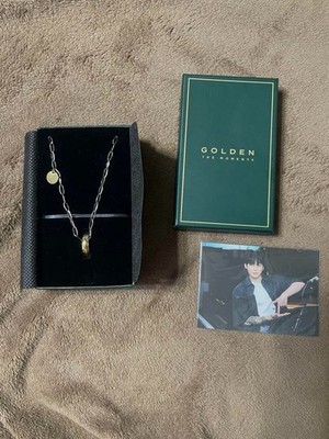 BTS JUNGKOOK Golden Necklace The Moments Seoul Exhibition LTD