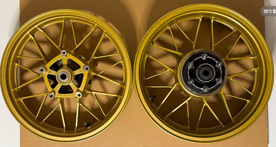 KAWASAKI Z900RS Genuine OEM Gold Wheels FRONT：3.50-17 / REAR 5.50