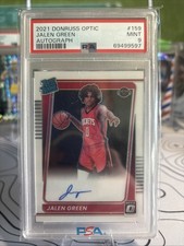 Jalen Green [Signatures Choice] #209 Prices | 2021 Panini Donruss