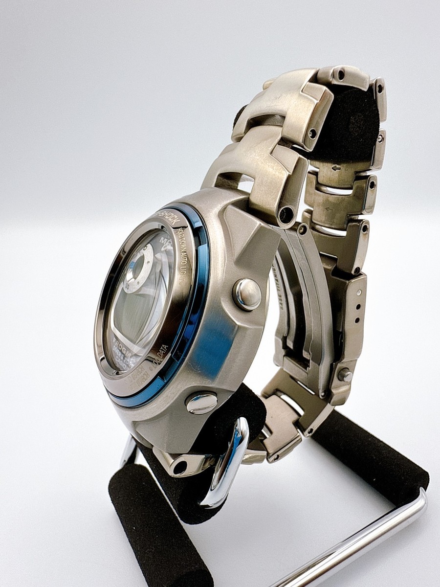 CASIO G-SHOCK MRG-1100 FROGMAN Titanium Qz Vintage Watch Rare 5.9