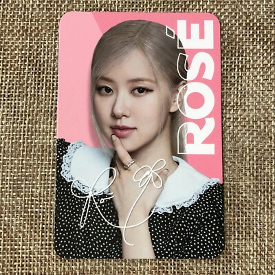 BLACKPINK ROSE #2 [ OREO X BLACKPINK ] Official Limited Photocard