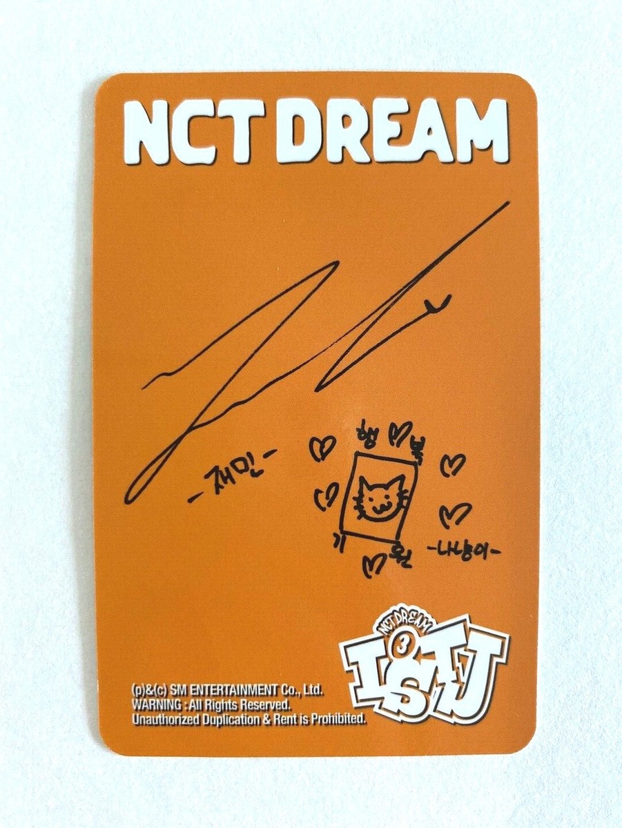 NCT DREAM The 3rd Album ISTJ Official Photocard Jeno Jaemin