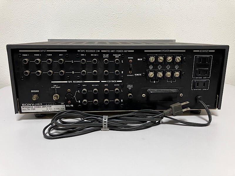 SONY TA-1150D Integrated Amplifier Transistor 100v ((For Parts or