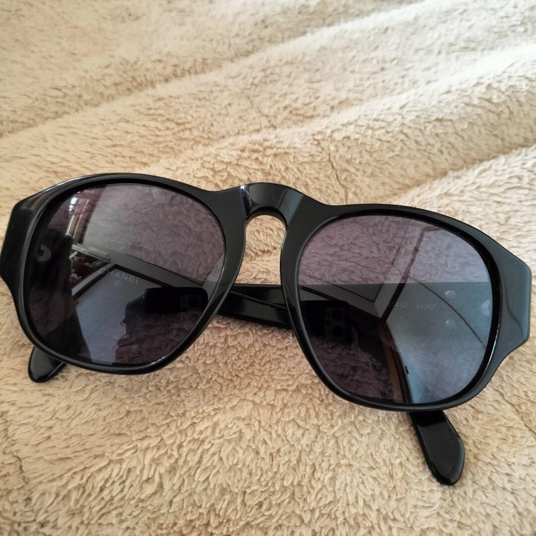 CHANEL COCO Gold Logos 01452 94305 CC Sunglasses vintage | eBay