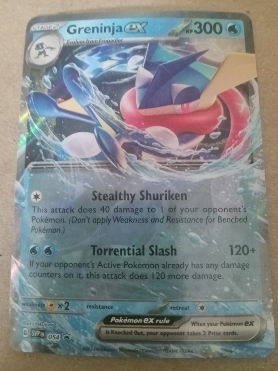 Greninja ex 054 Sv: Scarlet & Violet Promo Cards Holo | eBay