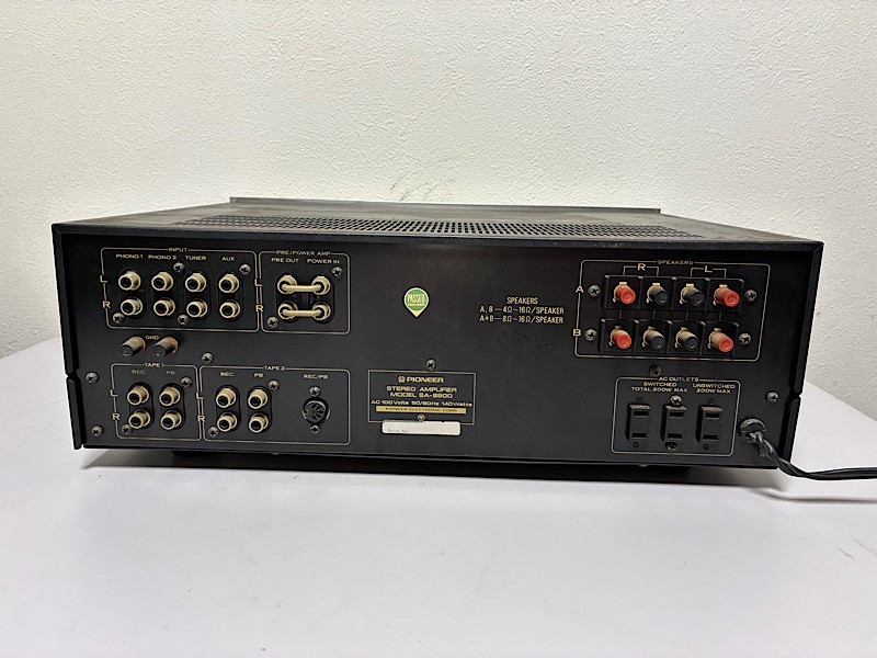 Pioneer SA-8900 Integrated Amplifier | Twin Tone Control | Japan