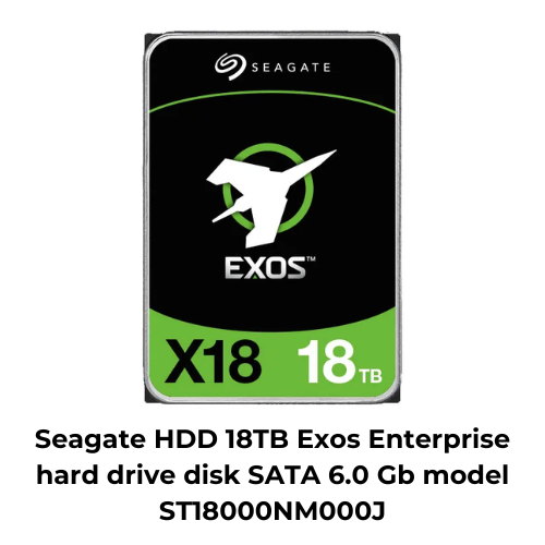 Seagate HDD 18TB Exos Enterprise hard drive disk SATA 6.0 Gb model