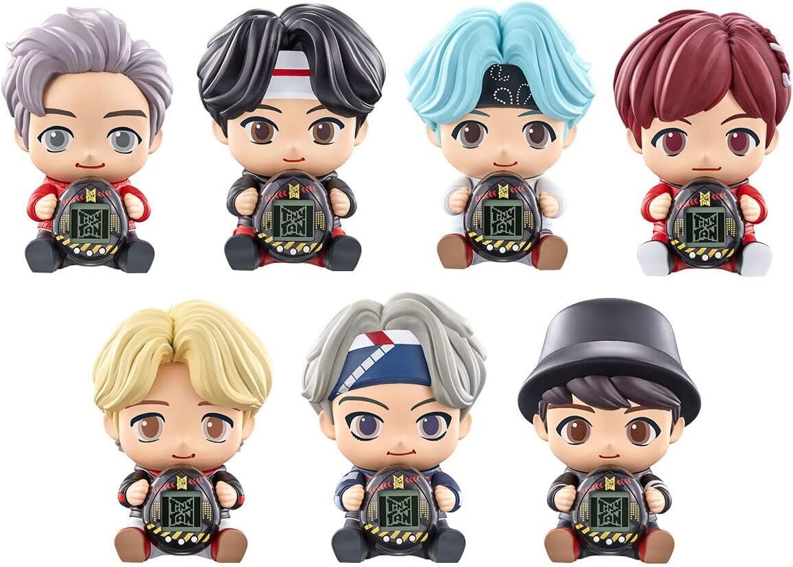 KPOP BTS TinyTan Hugmy Tamagotchi set JIMIN Vinyl figure Gfit Fan