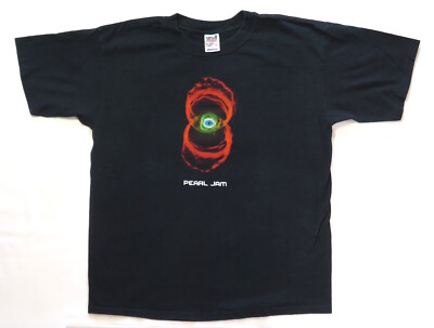 Pearl Jam Vintage T Shirt 2000 Binaural USA Tour LP Cover Seattle