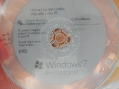 Windows 7 Professional 32-bit Installation DVD & Product Key | eBay