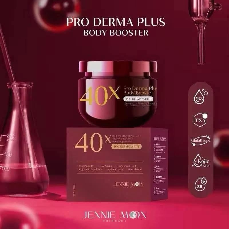 1 Pc 40× Pro Derma Plus Body Booster Jennie Moon Brightening