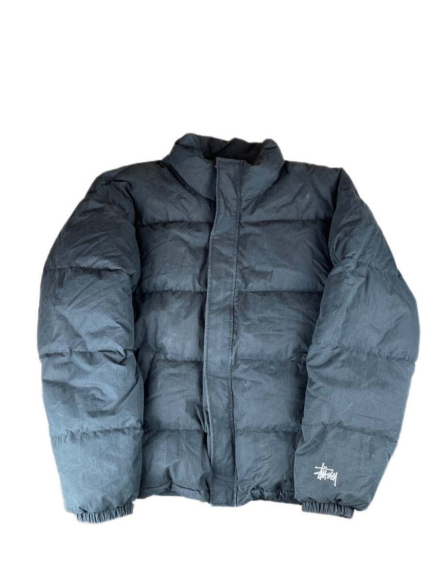 Stussy Ripstop Down Puffer Jacket Black size XL | eBay