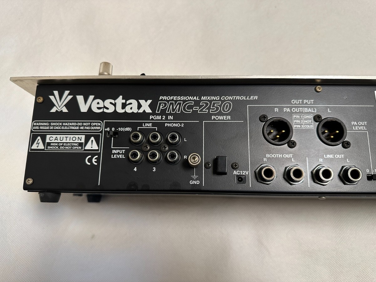 Vestax PMC-250 DJ Rotary Mixer Professional Mixing Controller | eBay