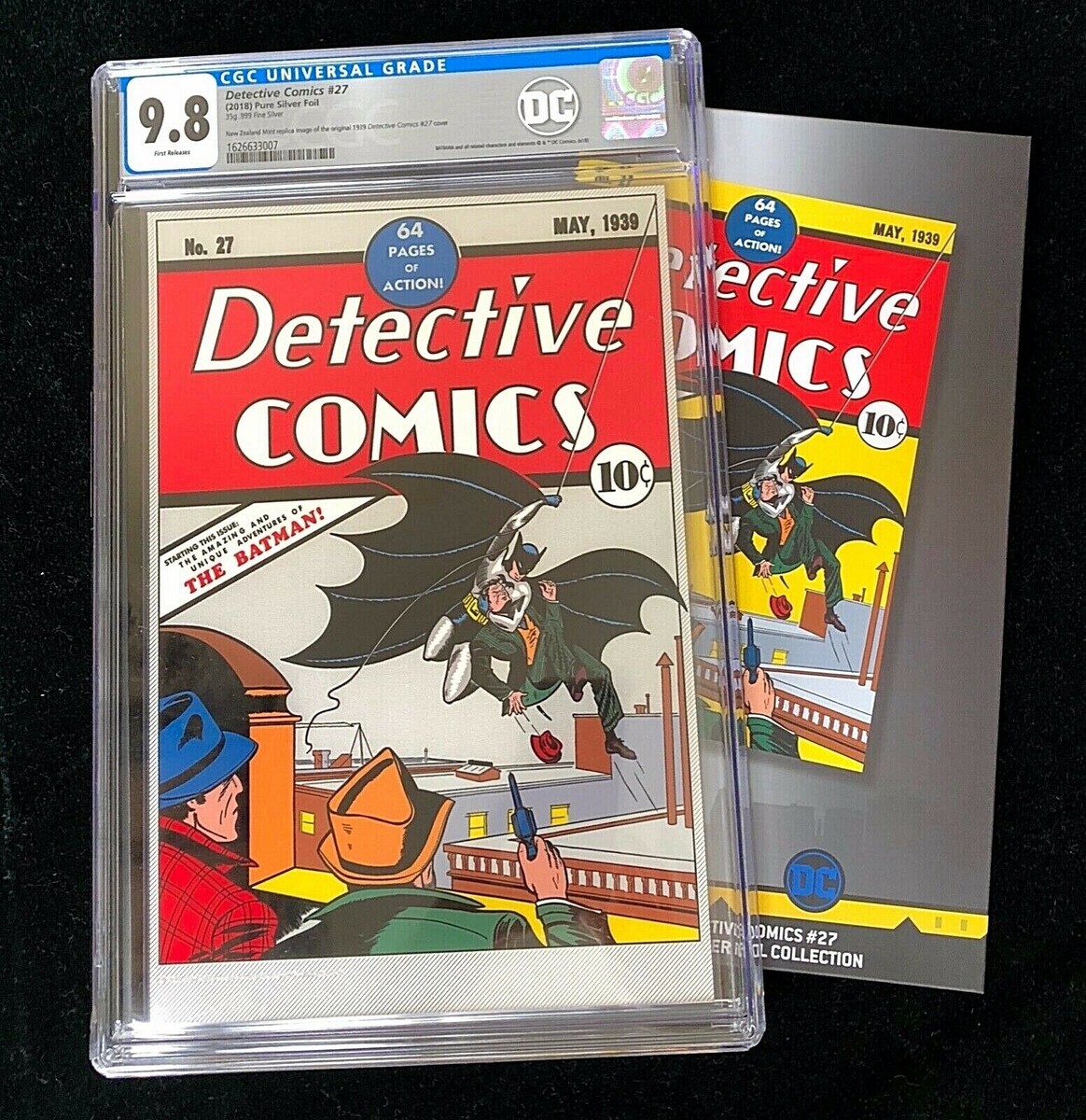 DC Detective Comics #27 CGC 9.8 FR NZ Mint Silver Foil Batman | eBay