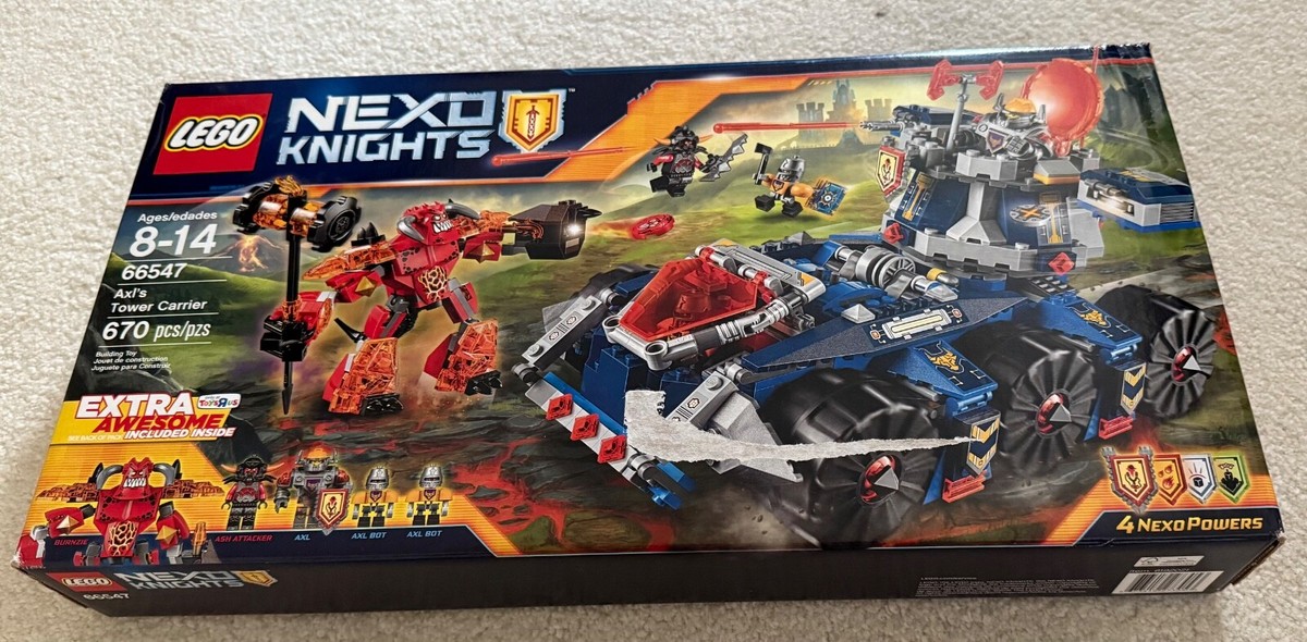 LEGO NEXO KNIGHTS: Axl's Tower Carrier, Extra Awesome Edition