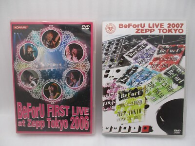 BeForU DVD FIRST LIVE 2006 & LIVE 2007 at Zepp Tokyo w/ autograph