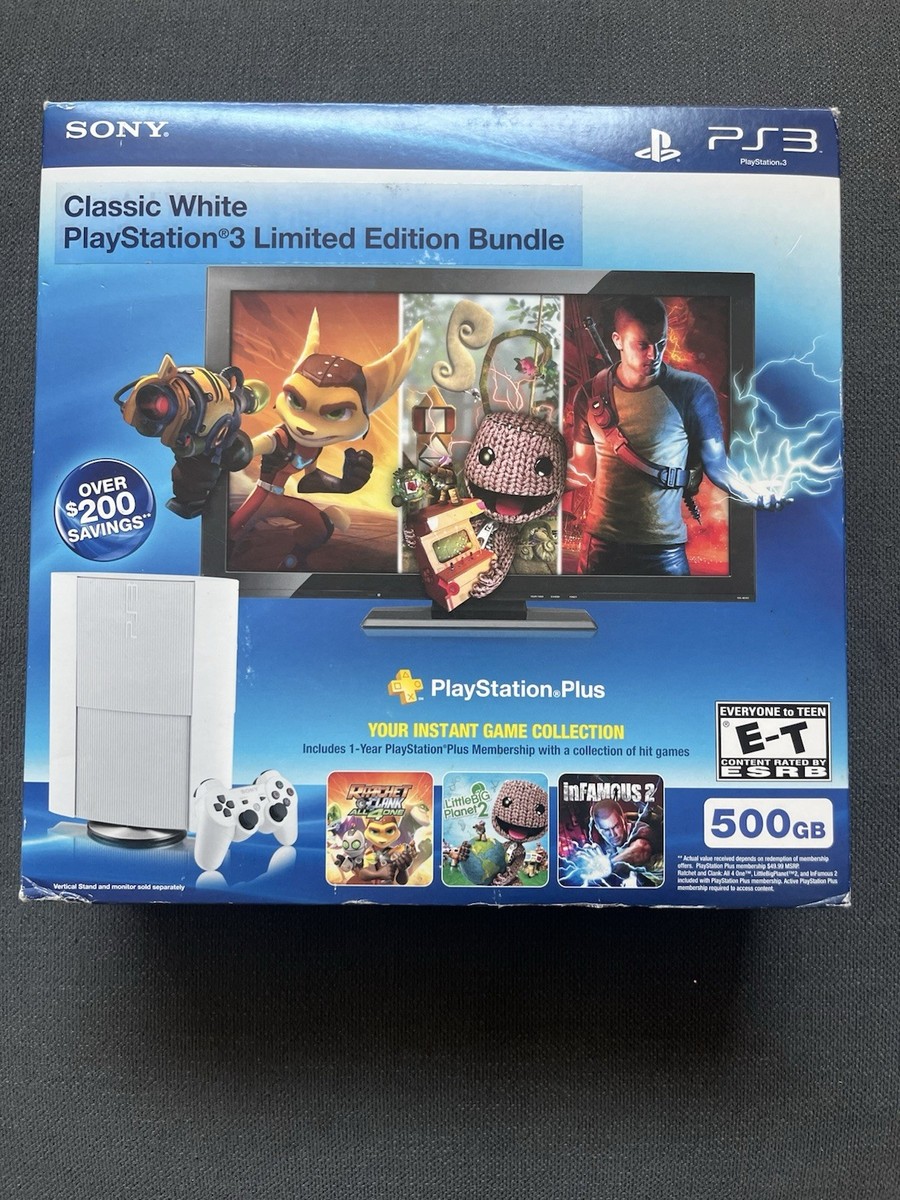 Playstation 3 Super Slim White 500gb Limited Edition Console