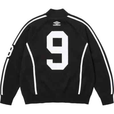 Supreme Umbro Zip Up Sweater Black | eBay