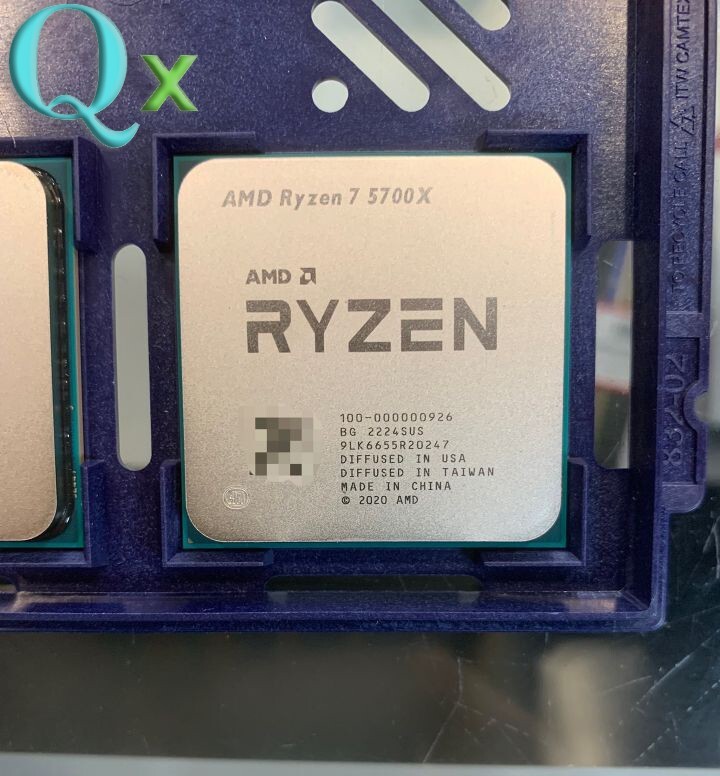 AMD Ryzen 7 5700X AM4 CPU Processor 65W 3.4 GHz up to 4.6GHz 8