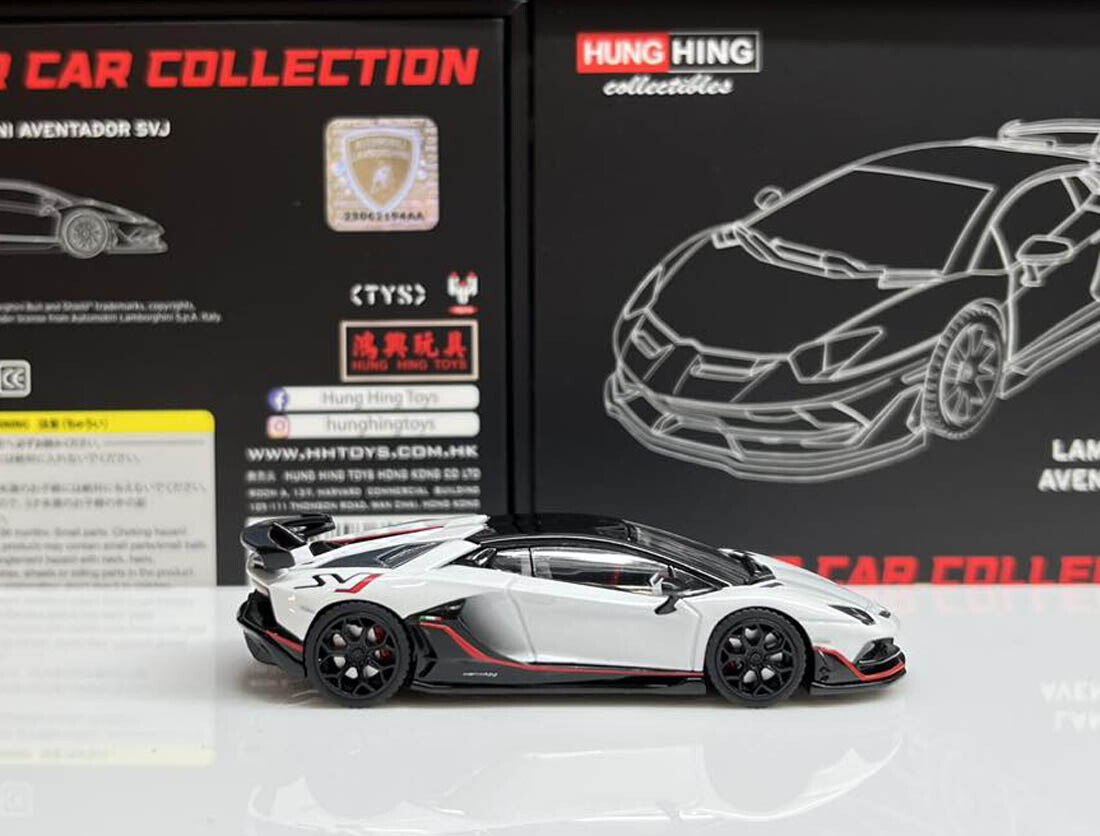 JUN 2023 HH HUNG HING 1/64 LAMBORGHINI ADVENTADOR SVJ SUPER CAR +