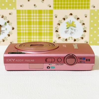 Mint] Canon IXY 100F Pink 16.0MP Digital Camera 8x zoom From Japan