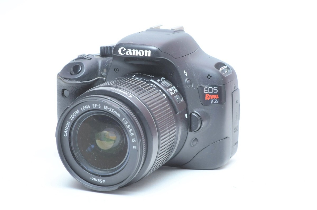Canon EOS REVEL t2i 一眼レフカメラ レンズ付き Amazon.com : Used