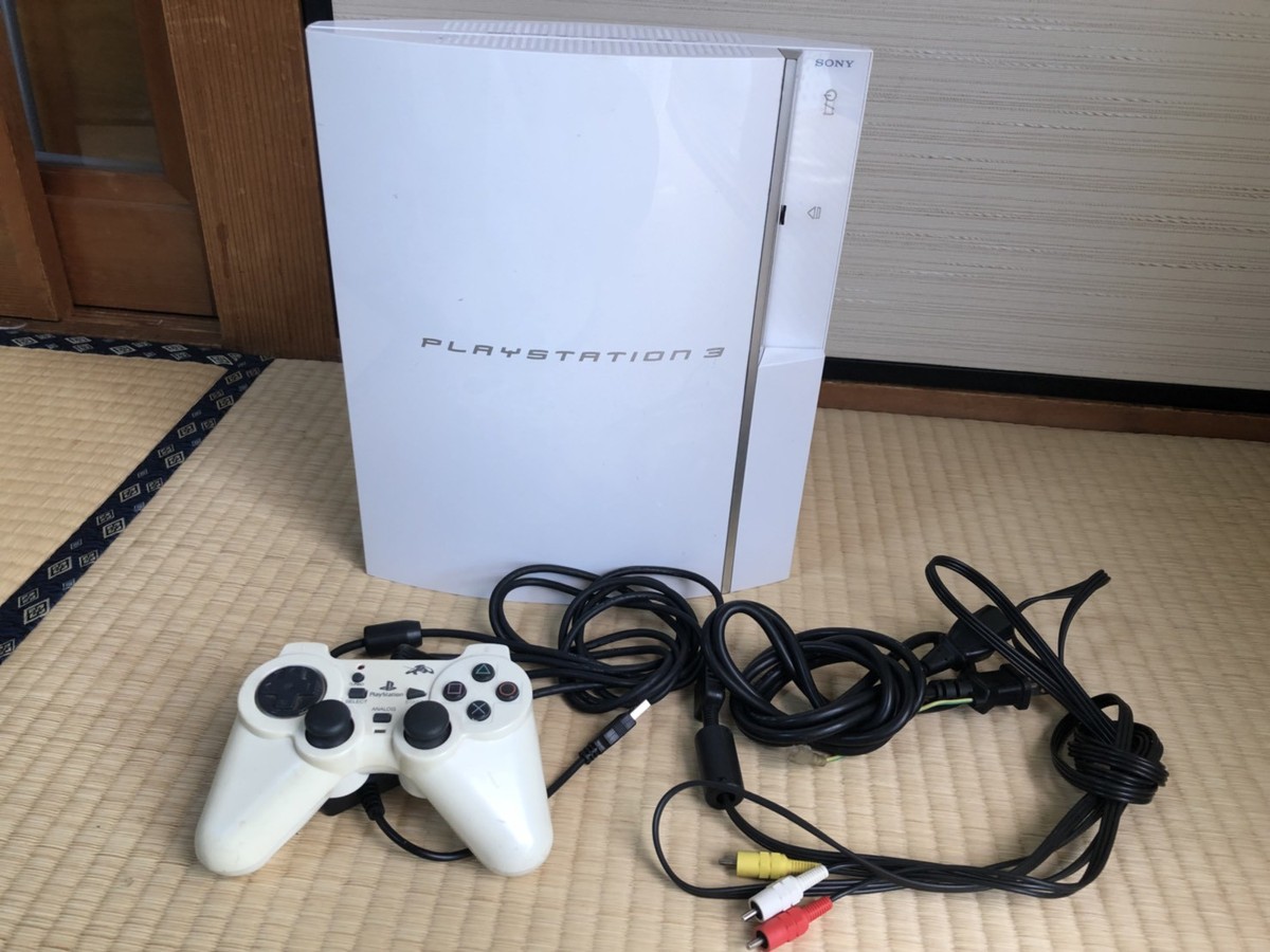 PLAYSTATION 3 (80GB) Ceramic White PS3 SONY from Japan game Rare