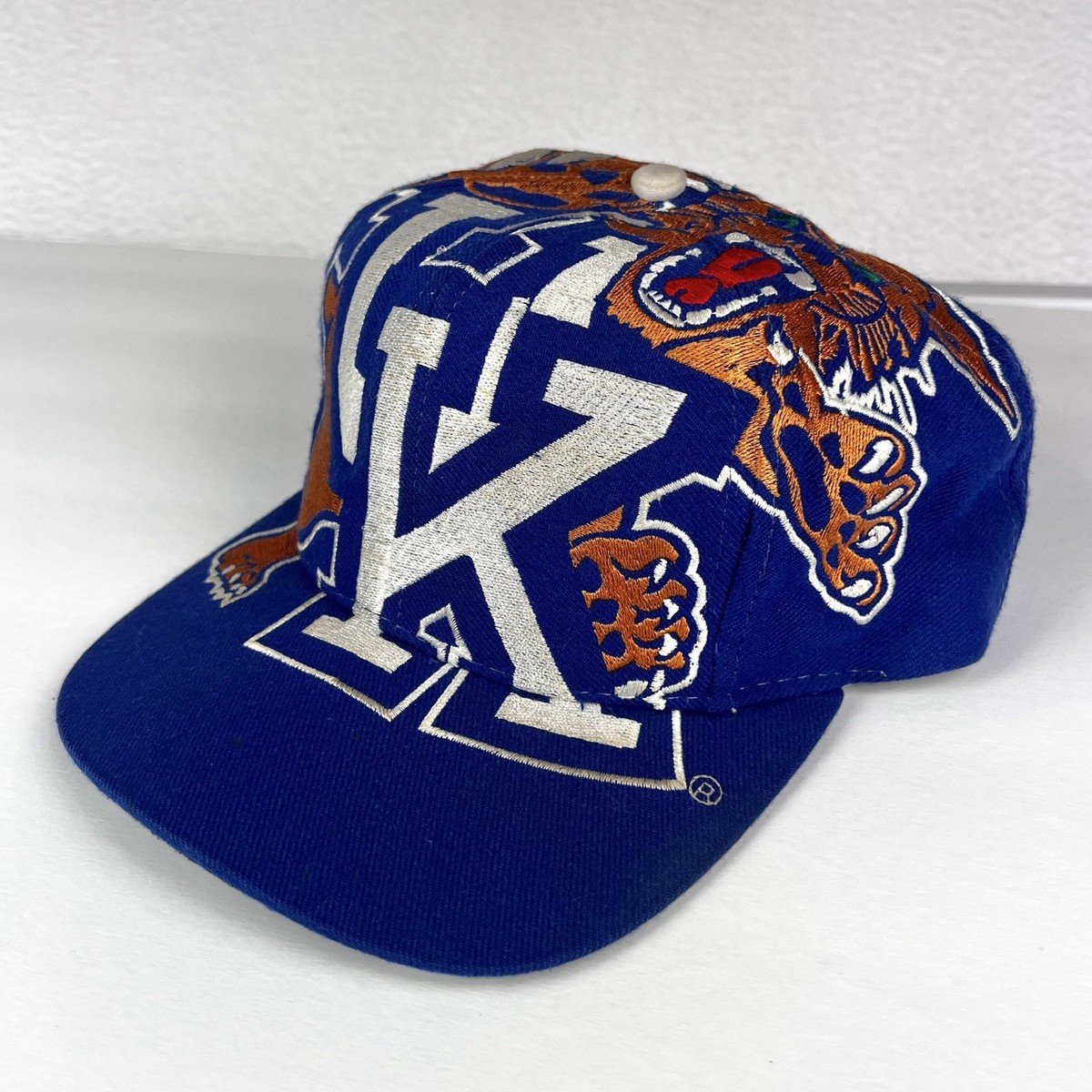 Rare Vintage 90's Kentucky Wildcats The Game Big Logo Snapback Hat