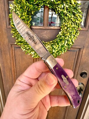 Great Eastern Cutlery 72 LB Violet Pioneer Bone 2016 RARE GEC