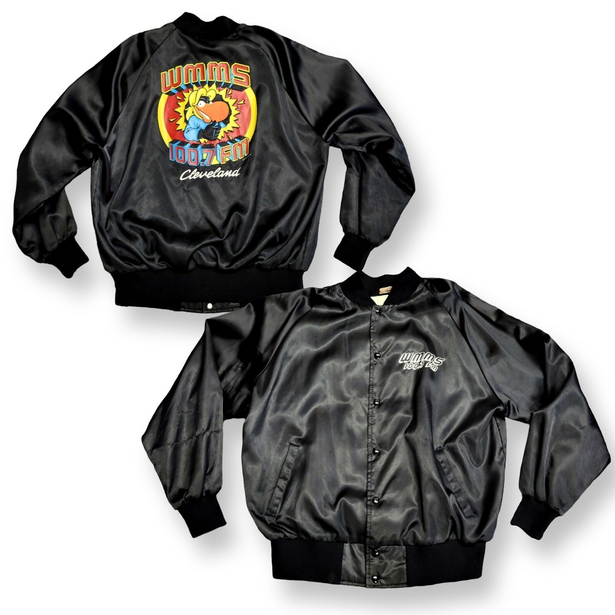 Vintage 1985 WMMS 100.7 The Buzzard Radio DJ Promo Jacket