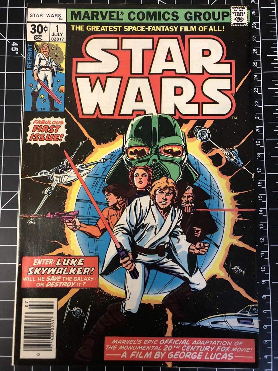 Star Wars #1 / July 1977 - Marvel Comics first issue (Reprint ) B8