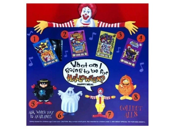 1995 HALLOWEEN MCDONALDS HAPPY MEAL TOYS - U-PICK | eBay